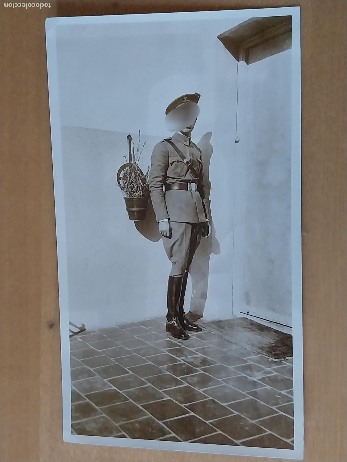 Militaria: REPUBLICA MILITAR CABALLERIA BOTAS FOTO ORIGINAL PARTICULAR PAPEL FINO 13,8X8CM