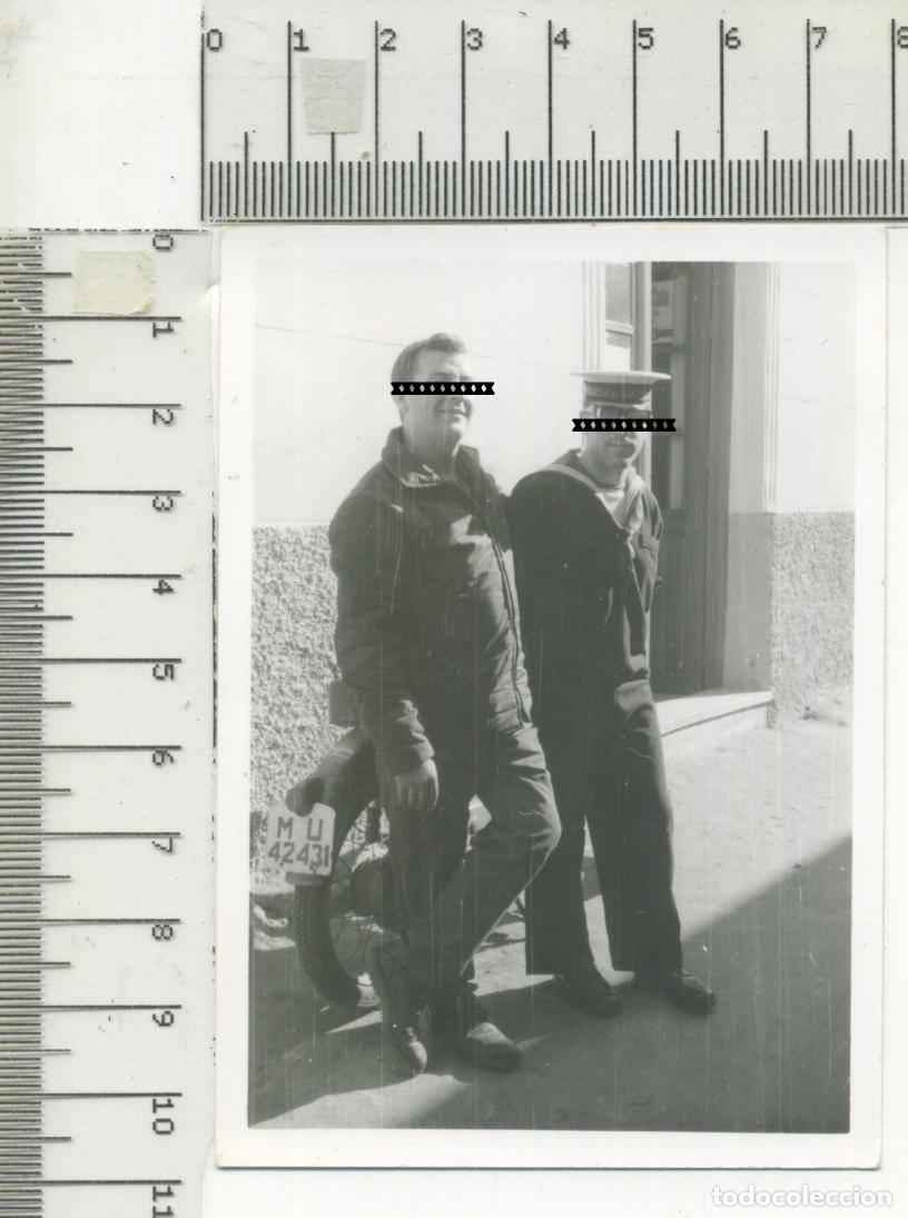 Militaria: FOTOGRAFIA MILITAR SOLDADO DE INFANTERIA DE MARINA CON LEPANTO