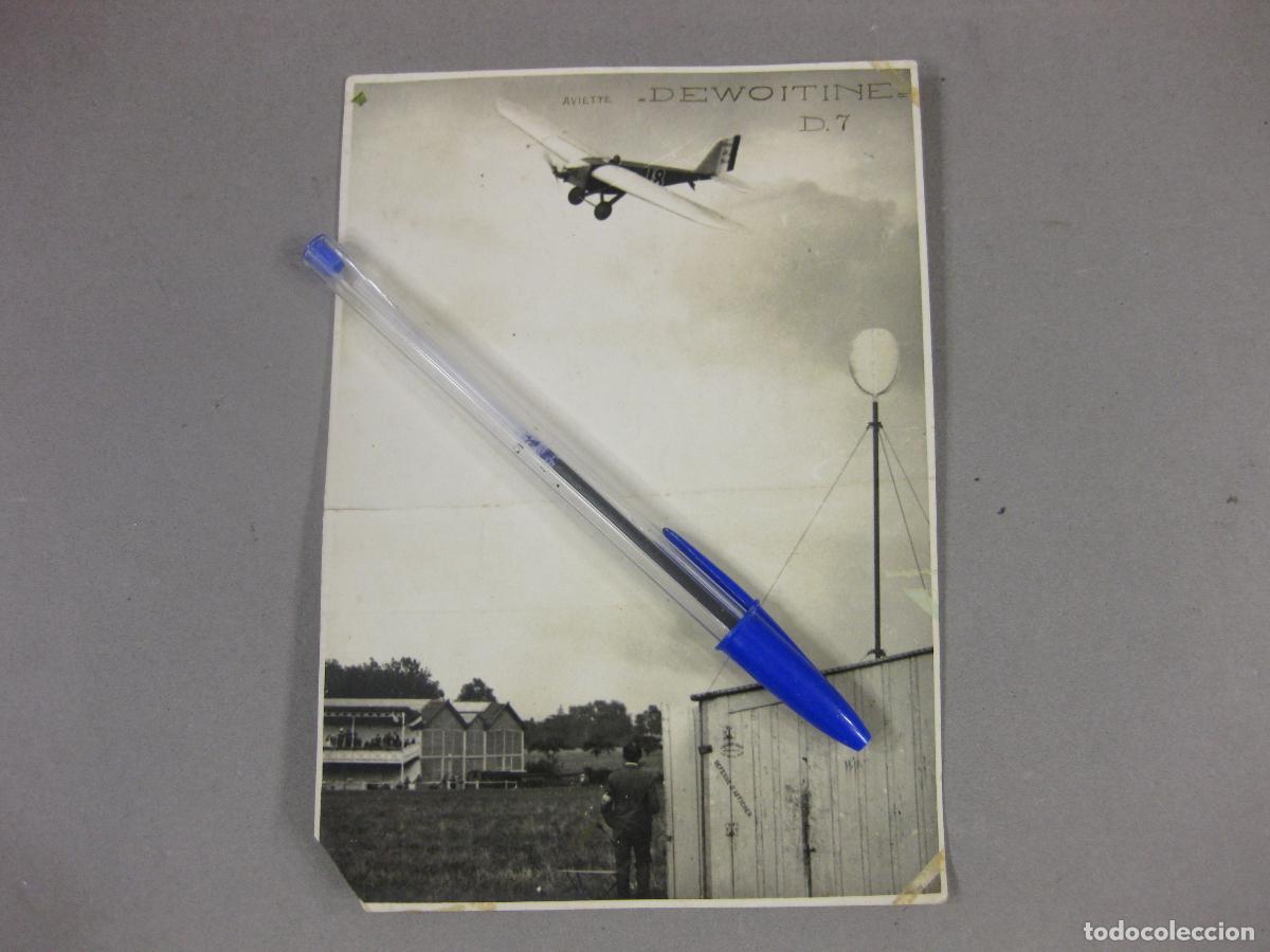 Militaria: FOTOGRAF&Iacute;A ORIGINAL DEL AVI&Oacute;N DEWOITINE D7. A&Ntilde;OS 20