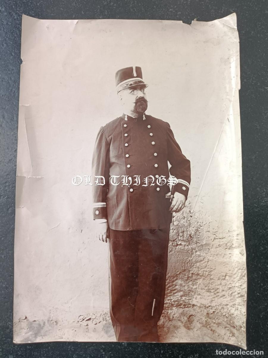 Militaria: FOTOGRAFIA ALBUMINA DE COMANDANTE DE INGENIEROS, PRINCIPIO DE SIGLO XX, MIDE 22 X 15 CMS.