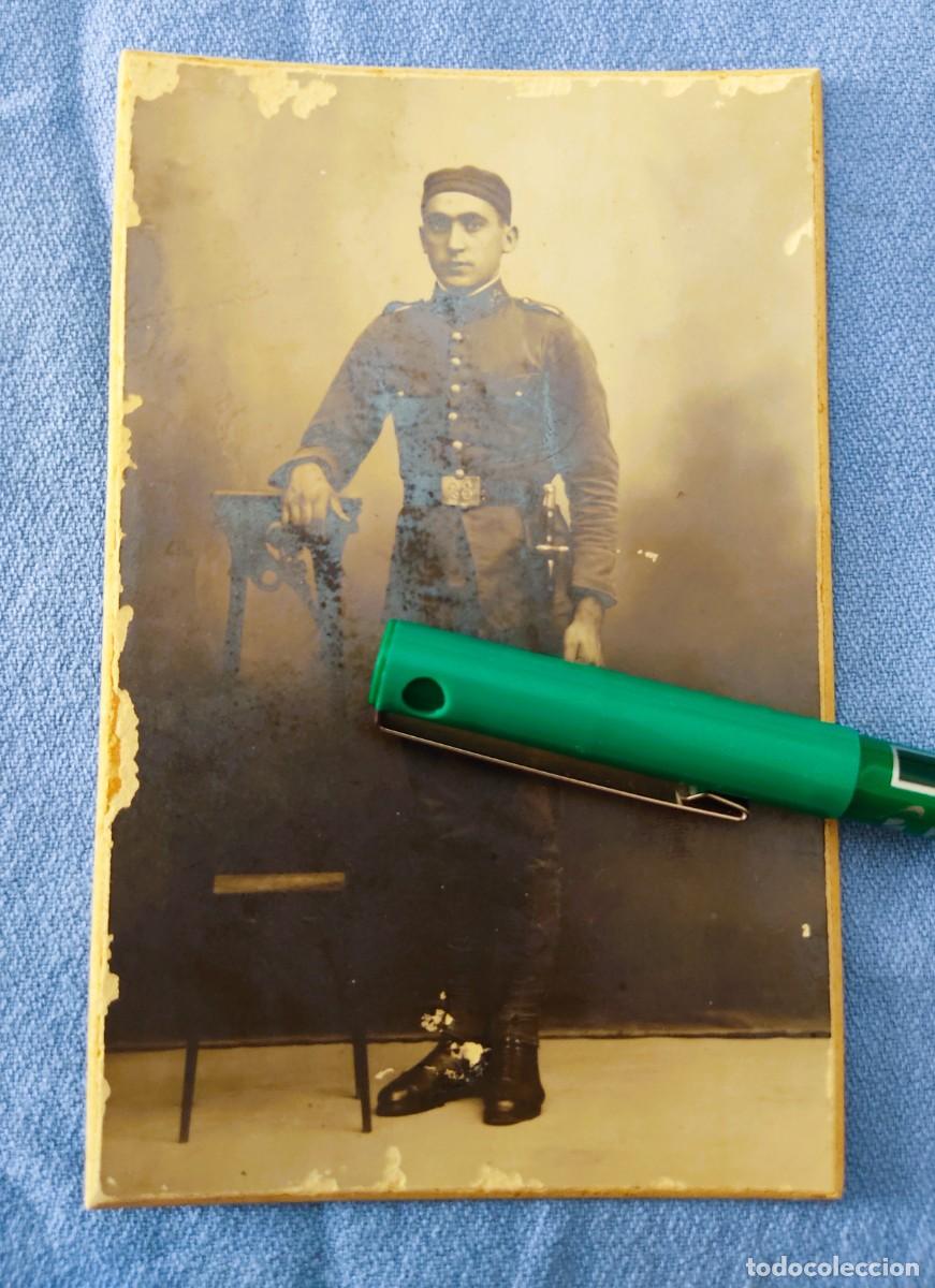 Militaria: OFERTA ANTIGUA FOTOGRAFIA ORIGINAL DE SOLDADO MILITAR DE TORTOSA GUERRA DEL RIF A&Ntilde;OS 20