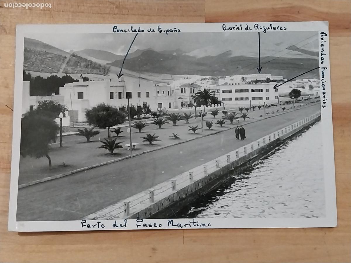 Militaria: NADOR CUARTEL REGULARES LEGION PASEO MARITIMO MARRUECOS