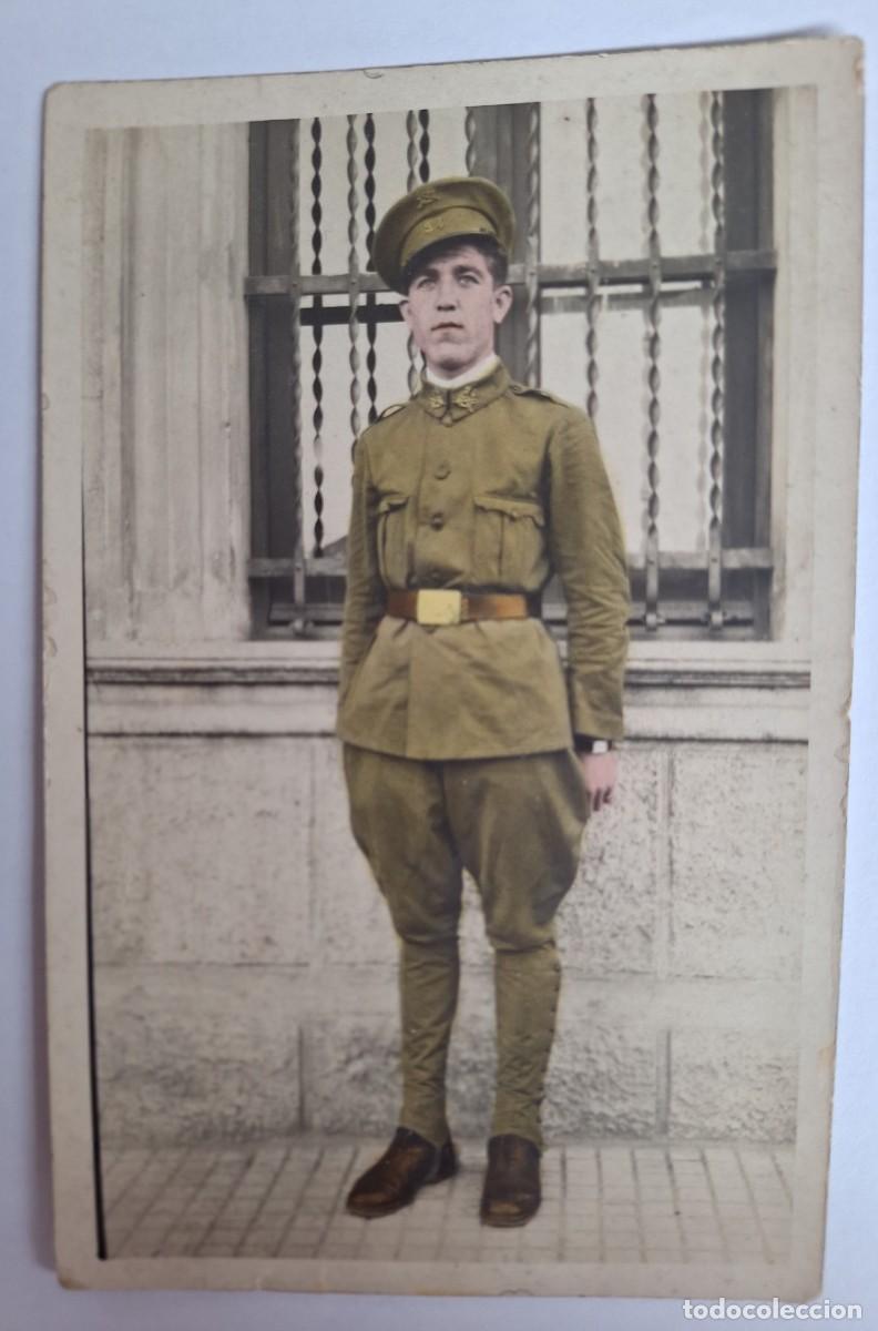 Militaria: Foto guardia civil antigua en color