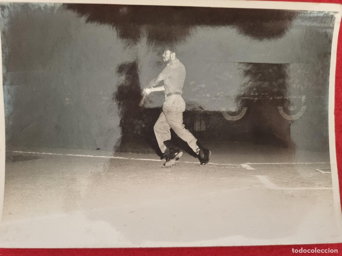 Militaria: ANTIGUA FOTO FOTOGRAFIA REVOLUCION CUBANA ALMEIDA 1959 JUGANDO BEISBOL ORIGINAL KU