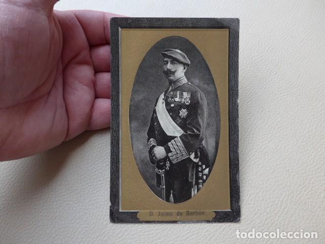 Militaria: ANTIGUA FOTO POSTAL D. JAIME DE BORB&Oacute;N - CARLISTA - FOTOGRAFIA JAIME III