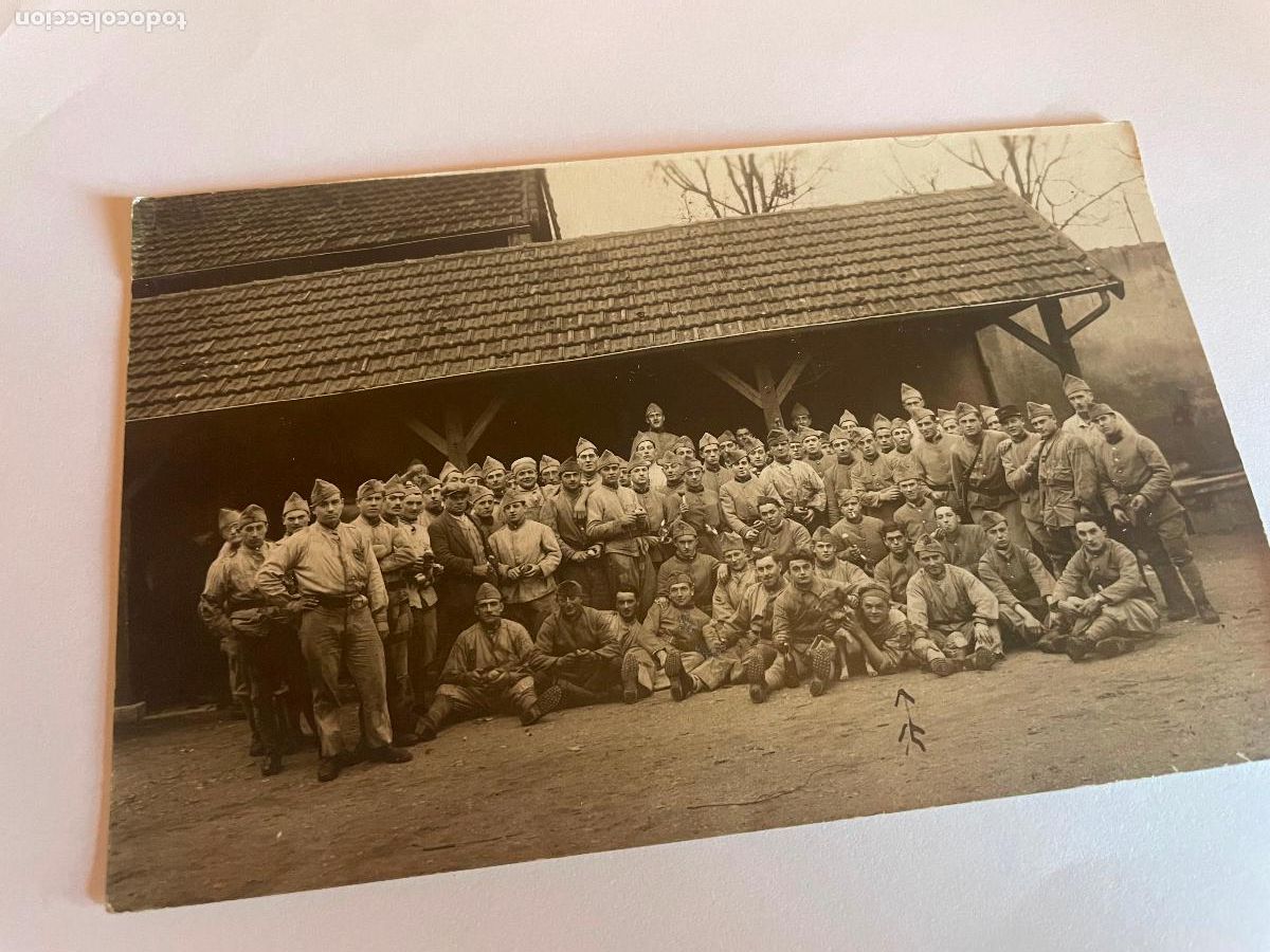 Militaria: FRANCIA - ANTIGUA FOTOGRAFIA GRUPO DE SOLDADOS . 1928? REGIMIENTO 403?
