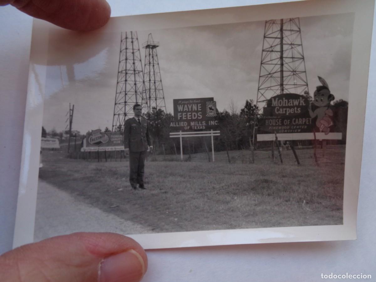 Militaria: FOTO DE MILITAR ESPA&Ntilde;OL DE AVIACION QUE HIZO UN CORSO EN ESTADOS UNIDOS , A&Ntilde;OS 60