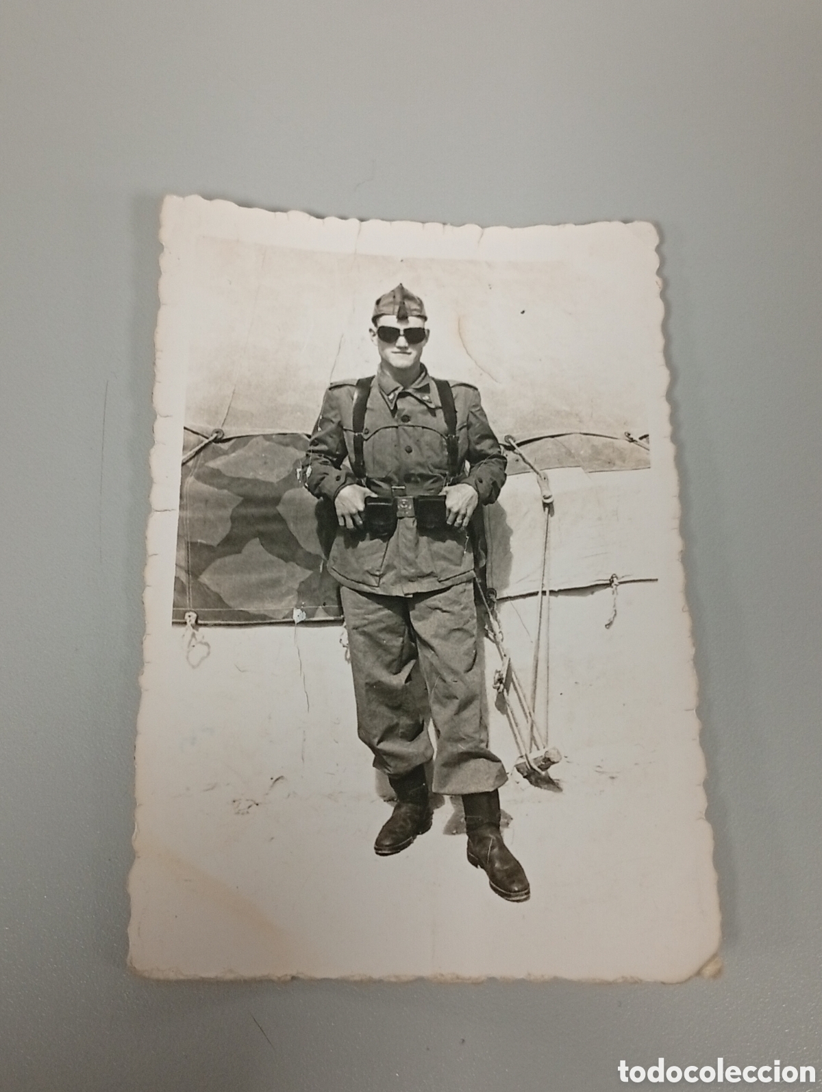 Militaria: Fotograf&iacute;a militar post guerra civil ej&eacute;rcito espa&ntilde;ol.epoca franco.milicias universitaria.cir.reclut