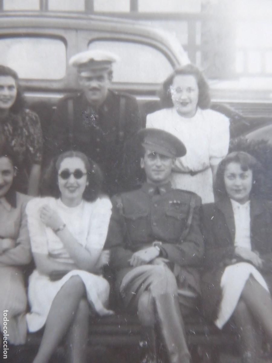 Militaria: Fotograf&iacute;a teniente infanter&iacute;a de marina. 1940