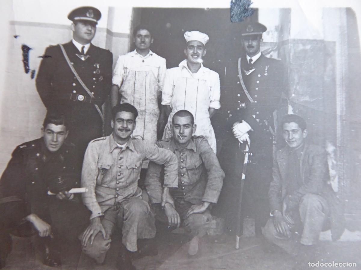 Militaria: Fotograf&iacute;a teniente infanter&iacute;a de marina.