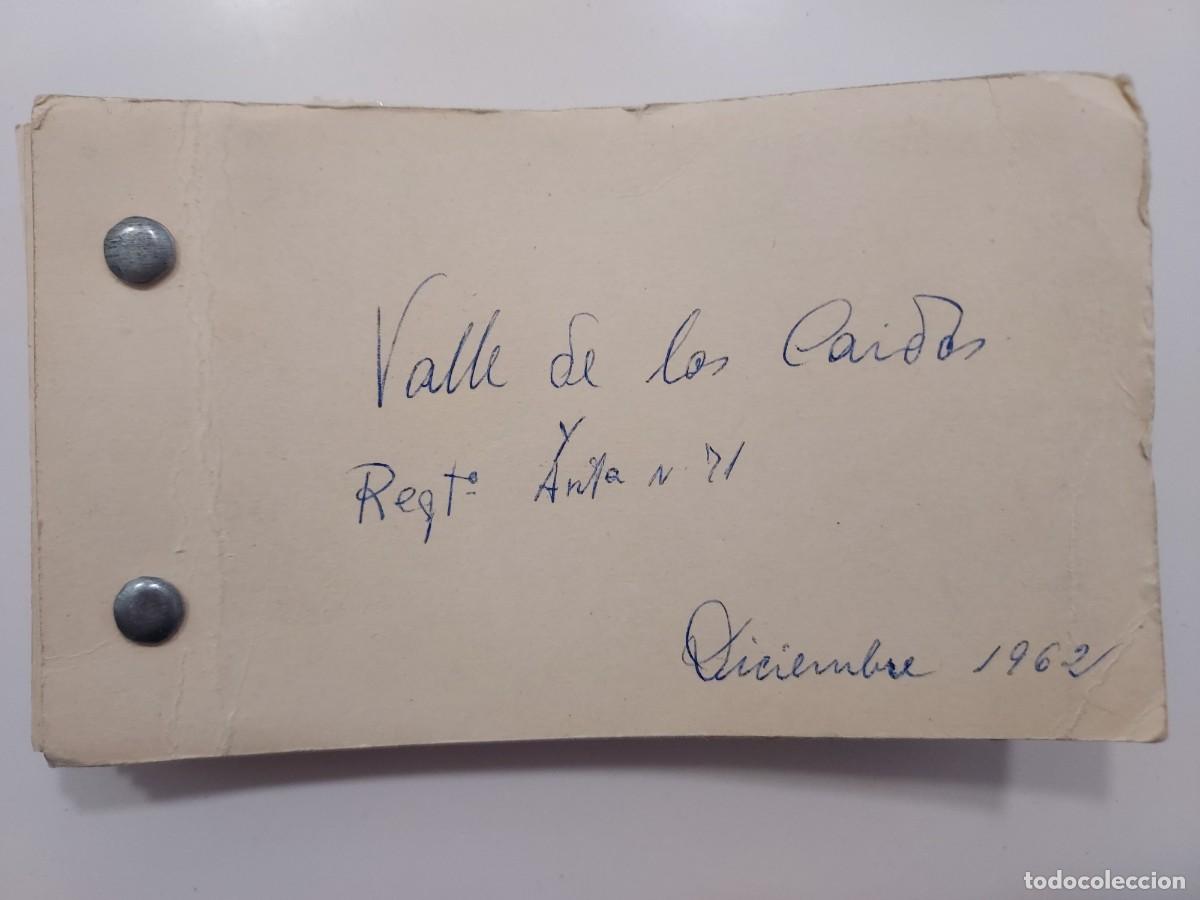Militaria: Militar Taco 32 fotos VALLE DE LOS CA&Iacute;DOS Regimiento Artiller&iacute;a 71. Diciembre 1962. 9,5 x 7 cm