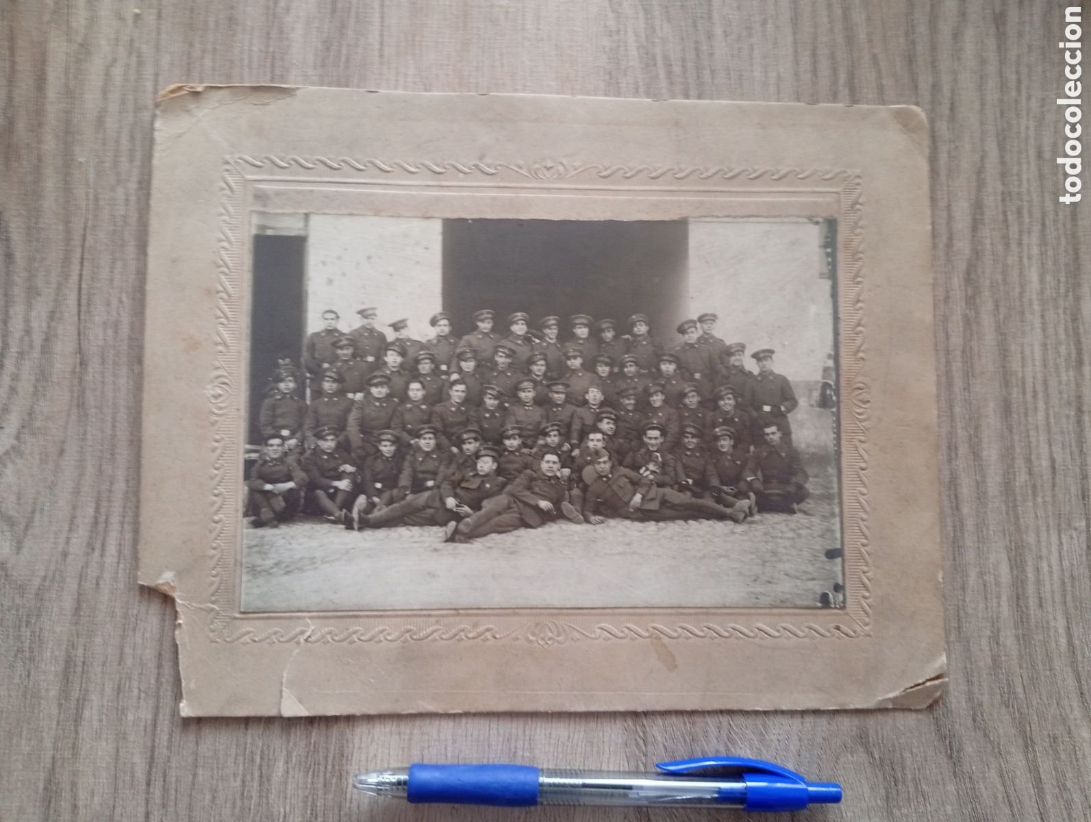 Militaria: Fotograf&iacute;a regimiento sanidad militar &eacute;poca Alfonso XIII.guerra de marruecos.oficiales.medicos.sanit