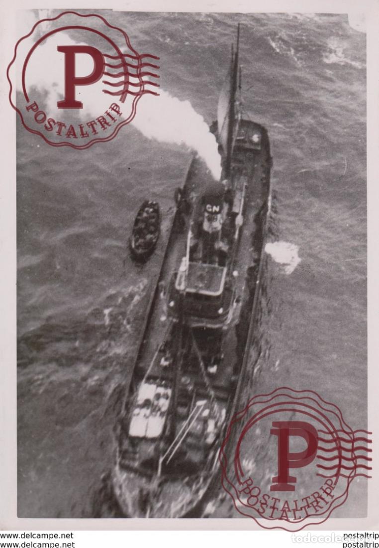 Militaria: AUF JAGD IN DER NORDSEE FOTO DE PRESSE WW2 WWII WORLD WAR 2 WELTKRIEG kriegsmarine