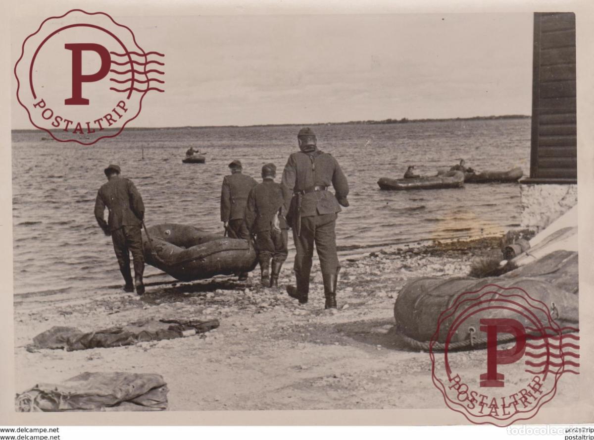 Militaria: BALTISCHEN INSEL FLOSSACK FOTO DE PRESSE WW2 WWII WORLD WAR 2 WELTKRIEG aleman deutchland