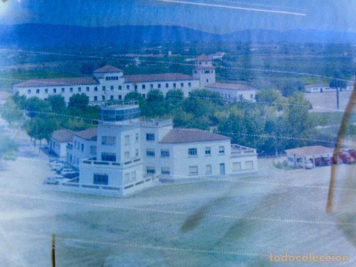 Militaria: LOTE DE 6 FOTOGRAF&Iacute;AS EN NEGATIVO DEL AER&Oacute;DROMO O BASE AEREA DE REUS.EJERCITO DEL AIRE