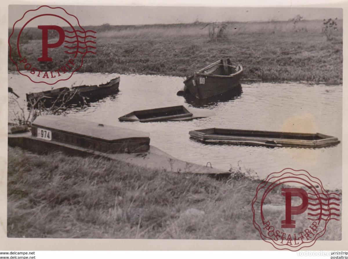 Militaria: SOWJETISCHES FIASKO LENINGRAD BOOTEN FOTO DE PRESSE WW2 WWII WORLD WAR 2 WELTKRIEG aleman deutchland