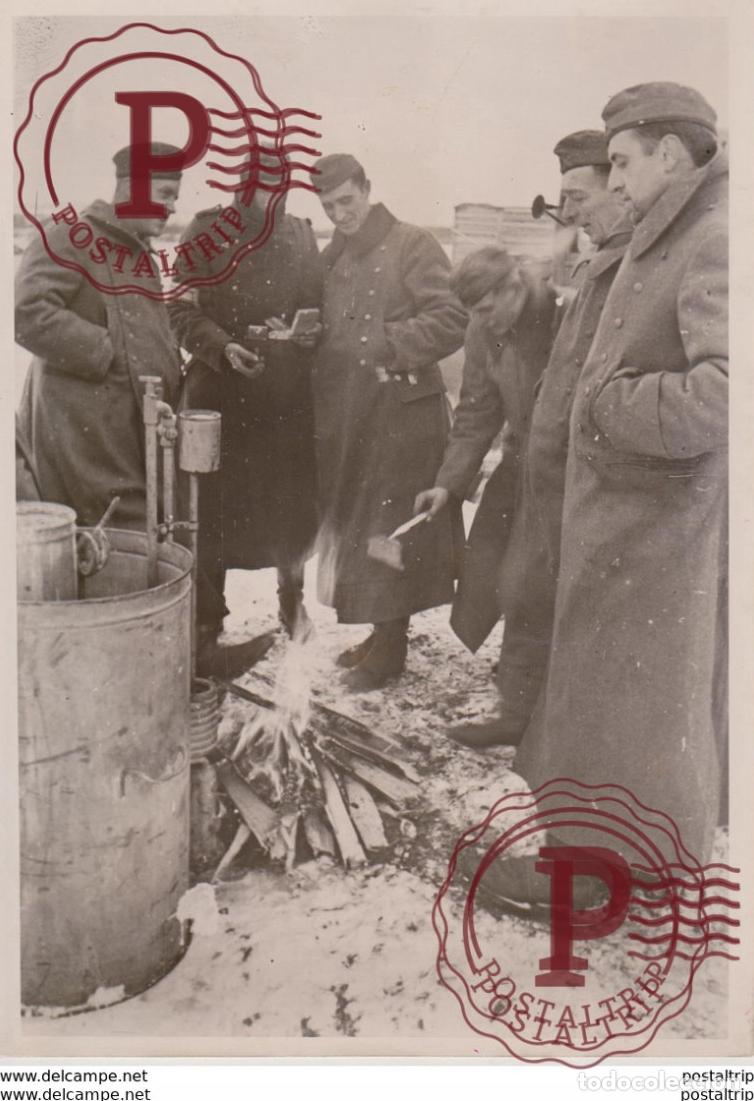 Militaria: OSTFRONT HOLZFAUER FOTO DE PRESSE WW2 WWII WORLD WAR 2 WELTKRIEG aleman deutchland