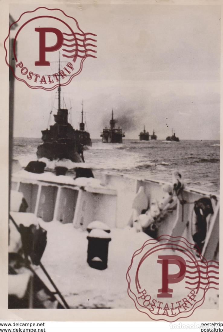 Militaria: NORDMEER NOORDZEE ATLANTIC KRIEGSMARINE FOTO DE PRESSE WW2 WWII WORLD WAR 2 WELTKRIEG aleman deutc