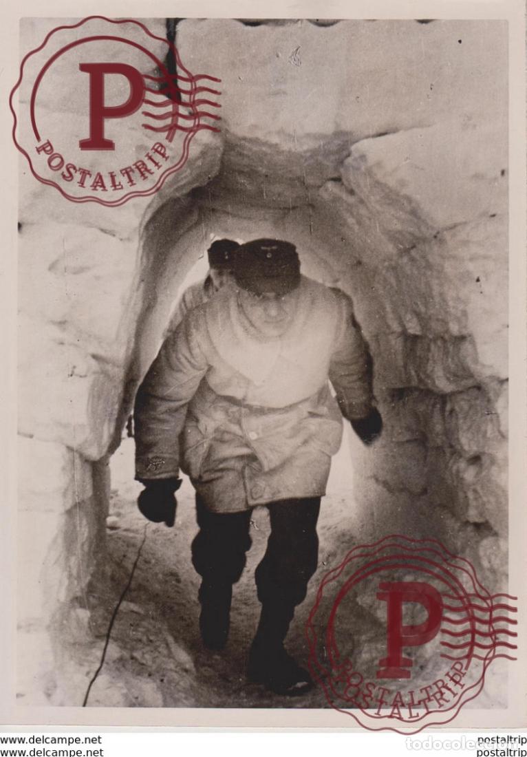 Military Antiques: EISMEERFRONT SCHNEETUNNEL FOTO DE PRESSE WW2 WWII WORLD WAR 2 WELTKRIEG aleman deutchland