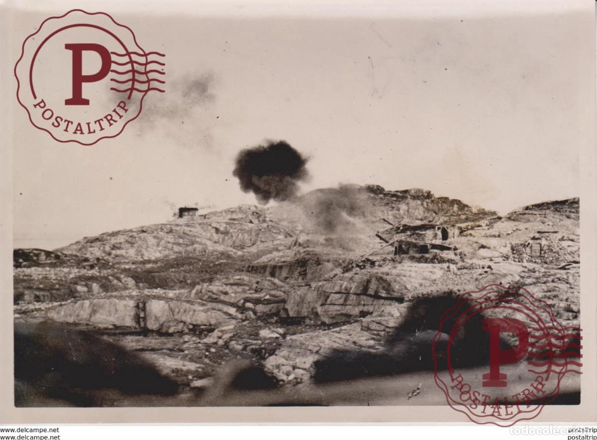 Militaria: FRACHTER VERSCHWINDEN SOWJETISCHEN ARTILLERIE KRIEGSMARINE FOTO DE PRESSE WW2 WWII WORLD WAR 2 WE