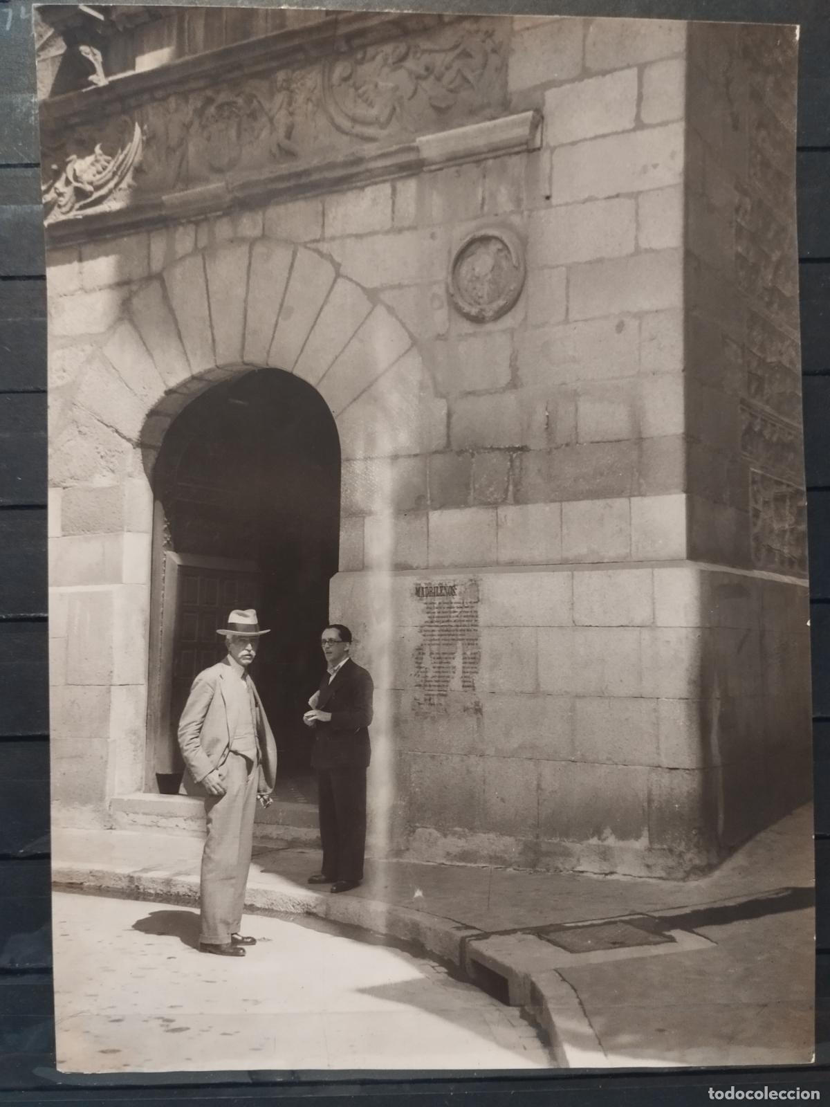 Militaria: TKZ - FOTOGRAFIA ORIGINAL. PRESIDENTE MACIA. DELANTE DE LA PUERTA DE LA CASA DE CISNEROS. 1931