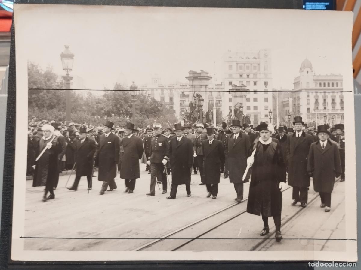 Militaria: TKZ - FOTOGRAFIA ORIGINAL. CABEZA DEL DESFILE DEL ENTIERRO DEL PRESIDENTE MACIA 1934