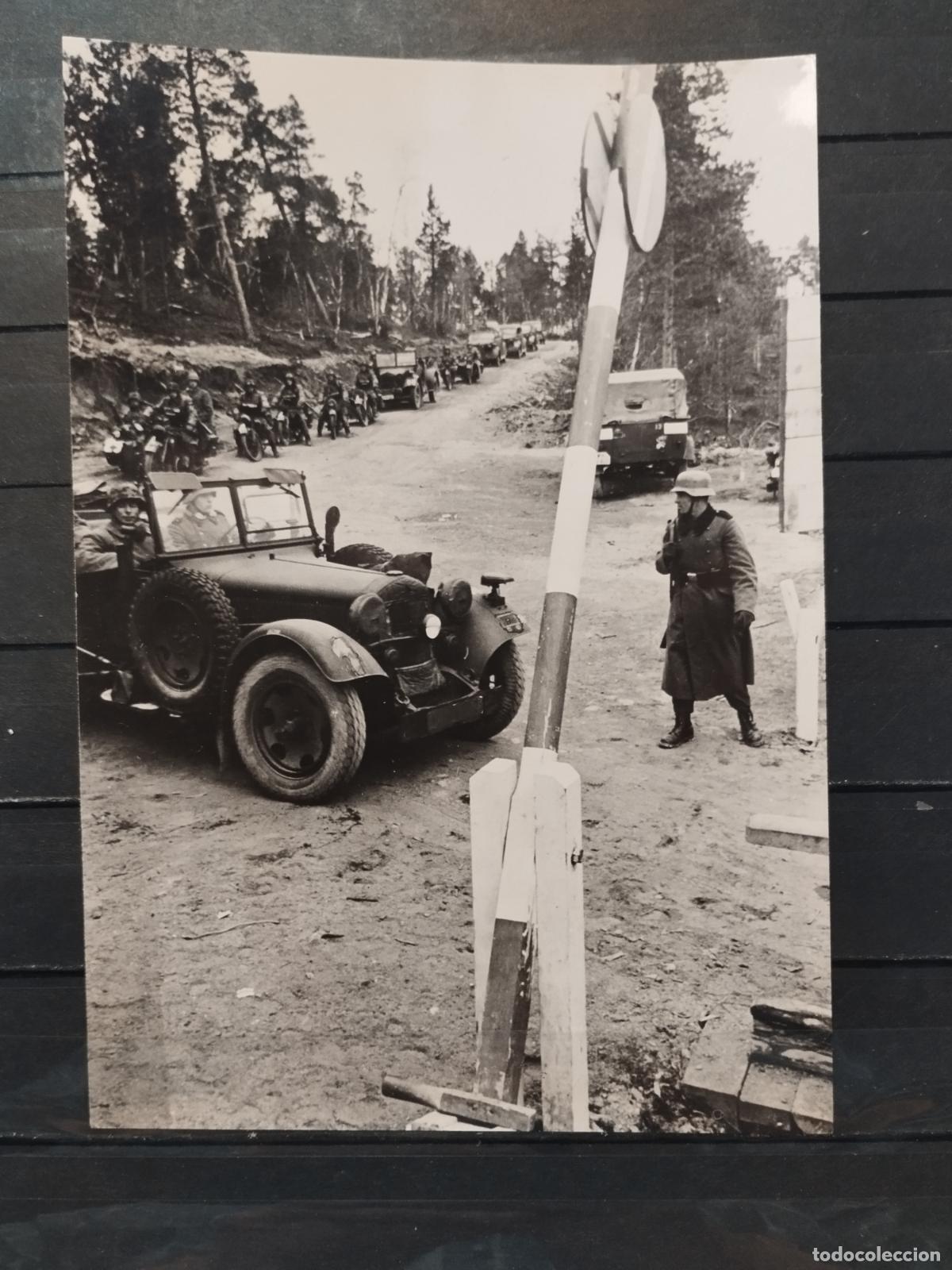 Militaria: TKZ - FOTOGRAFIA ORIGINAL. SOLDADOS ALEMANES GUARDANDO LA FRONTERA NORUEGA. 1941