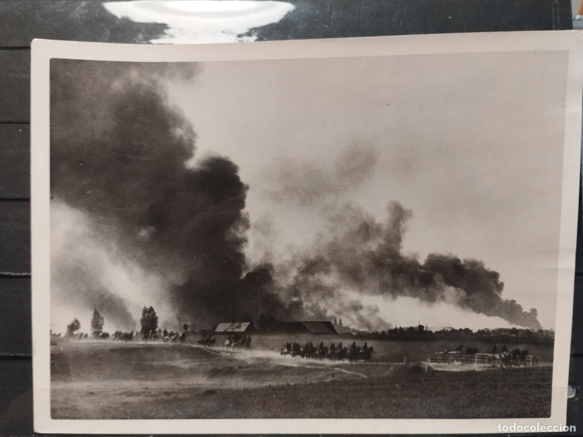 Militaria: TKZ - FOTOGRAFIA ORIGINAL. UN REGIMIENTO DE CABALLERIA ALEMANA DURANTE SU AVANCE. 1941