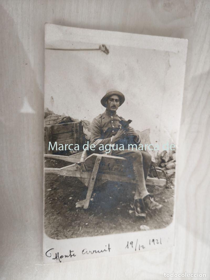 Militaria: Foto postal Monte Arruit . Guerra del Rif.