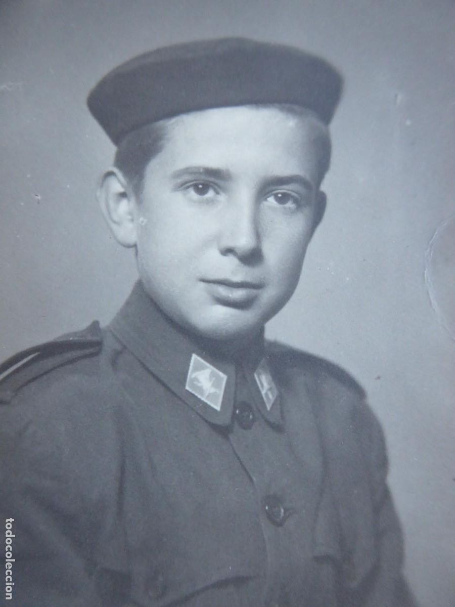 Militaria: Fotograf&iacute;a aprendiz armamento y construcci&oacute;n. Palma 1949