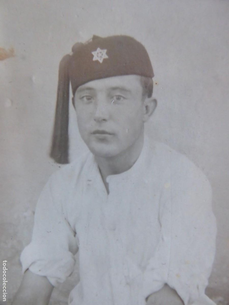 Militaria: Fotograf&iacute;a soldado Mehala.