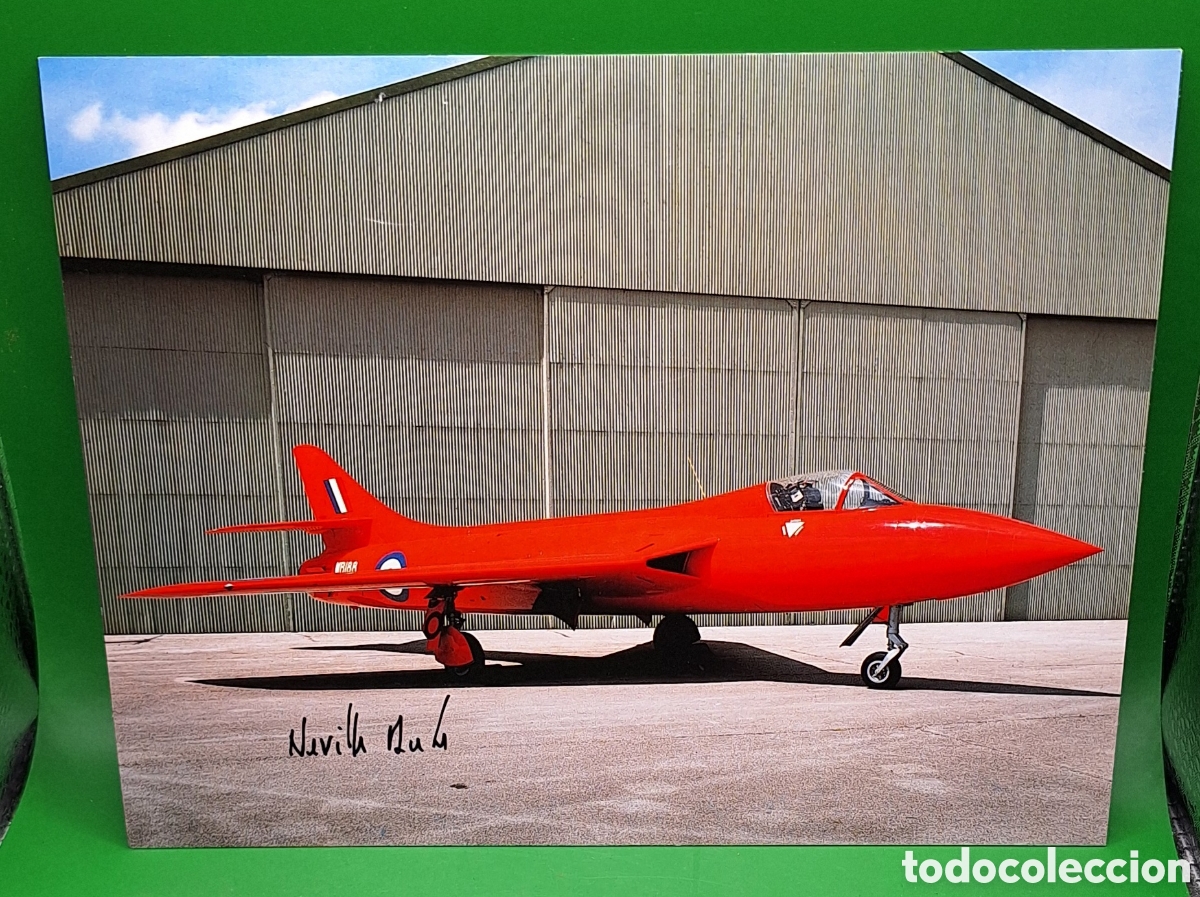 Militaria: Fotograf&iacute;a Firmada por el Piloto de Combate Brit&aacute;nico Neville Frederick Duke (1922 - 2007) -