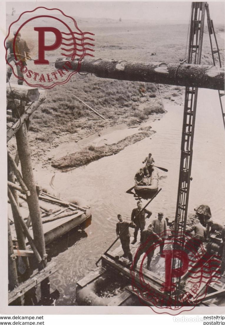 Militaria: EISENBAHNPIONIERE RAILWAYS FOTO DE PRESSE WW2 WWII WORLD WAR 2 WELTKRIEG NAZI aleman deutchland