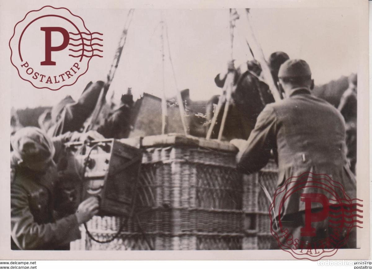 Militaria: FESSELBALLON FOTO DE PRESSE WW2 WWII WORLD WAR 2 WELTKRIEG aleman deutchland