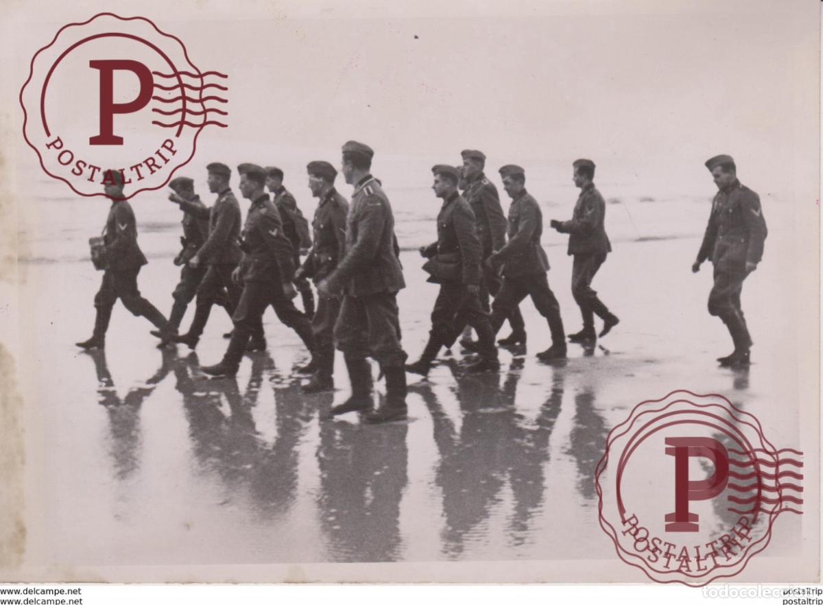 Militaria: FREIWACHE KUSTENSCHUTZES KANAL FOTO DE PRESSE WW2 WWII WORLD WAR 2 WELTKRIEG aleman deutchland
