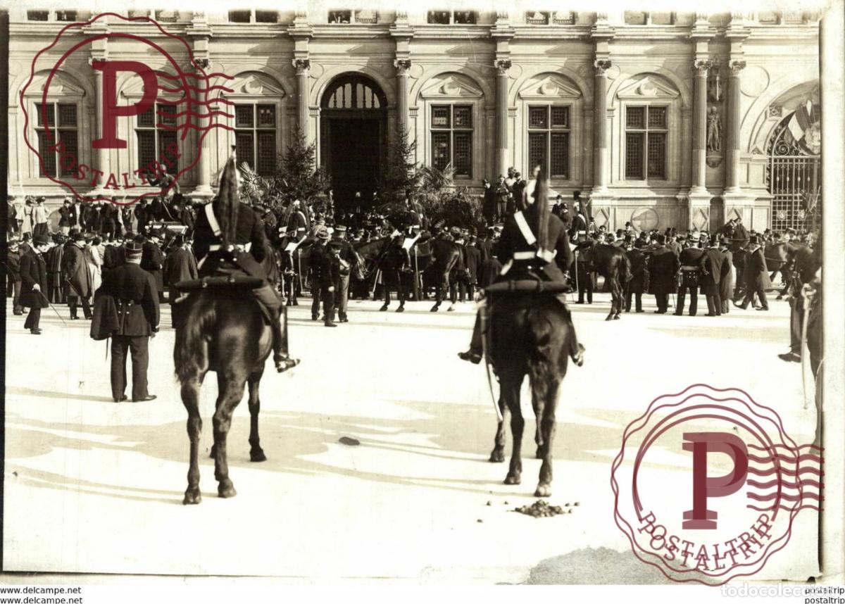 Militaria: PARIS HOTEL DE VILLE LORD Fonds Victor FORBIN 1864-1947