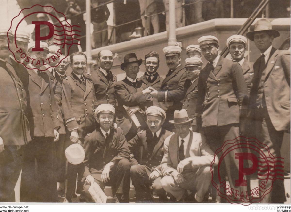Militaria: DECK VICTOR HUGO GROUP FRENCHMEN AND AUSTRALIANS 20 * 15 CM Fonds Victor FORBIN 1864-1947