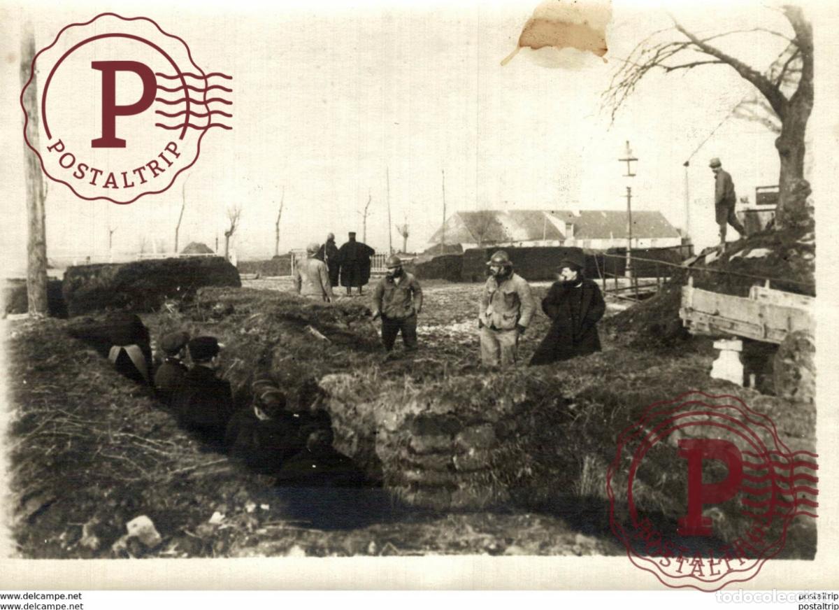 Militaria: WAR GUERRE MUNDIALE 18*13 CM Fonds Victor FORBIN 1864-1947