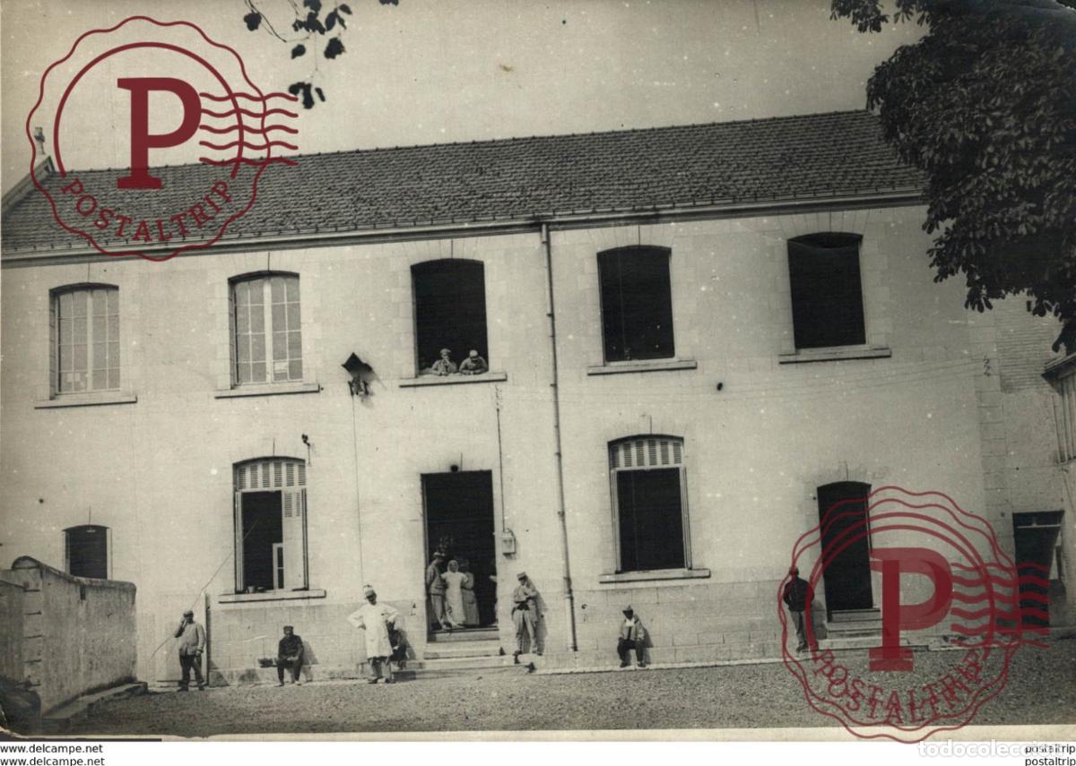 Military Antiques: TOURS HOPITAL +-&nbsp;18*13CM WORLD WAR GUERRE MUNDIAL