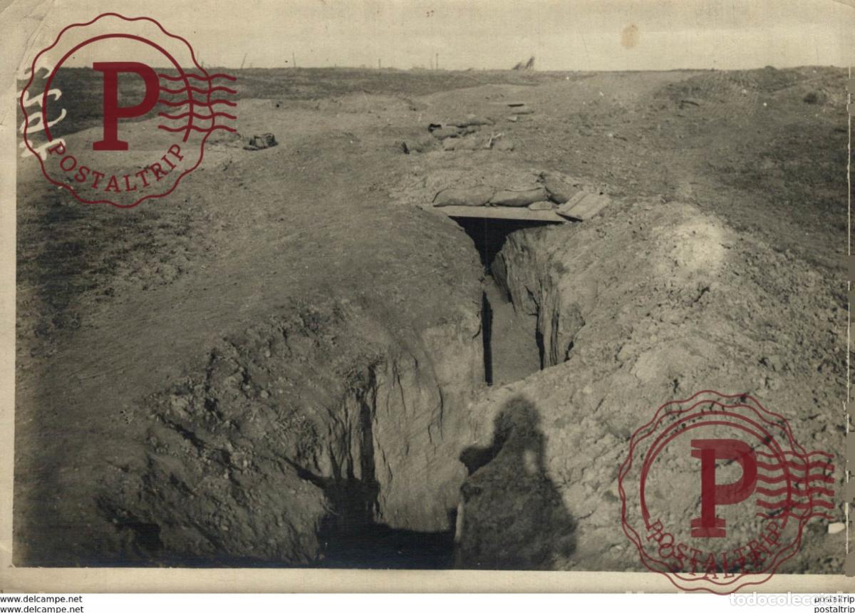 Military Antiques: DEVANT MONASTER NOS NOUVELLES POSITIONS DU MONAST&Egrave;RE +-&nbsp;18*13CM WORLD WAR GUERRE MUNDIAL