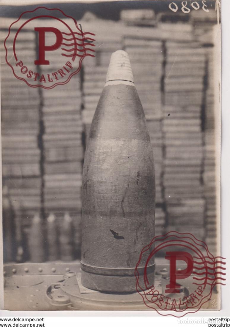 Militaria: SPECIMENS OF AMMUNITION FOR FRENCH ARTILLERY AI55 ORDINARY SHELL +-&nbsp;18*13CM WORLD WAR GUERRE MUNDIA