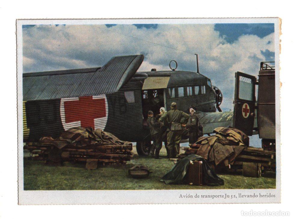 Militaria: AVI&Oacute;N DE TRANSPORTE JU 52, LLEVANDO HERIDOS