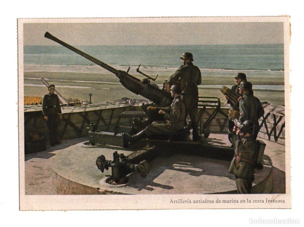 Militaria: ARTILLER&Iacute;A ANTIA&Eacute;REA DE MARINA EN LA COSTA FRANCESA