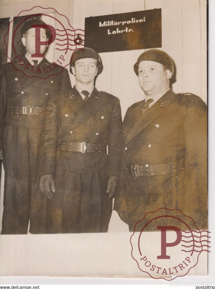 Militaria: MILITARPOLIZEI WEST GERMAN ARMY ANDERNACH 1956 24*18CM