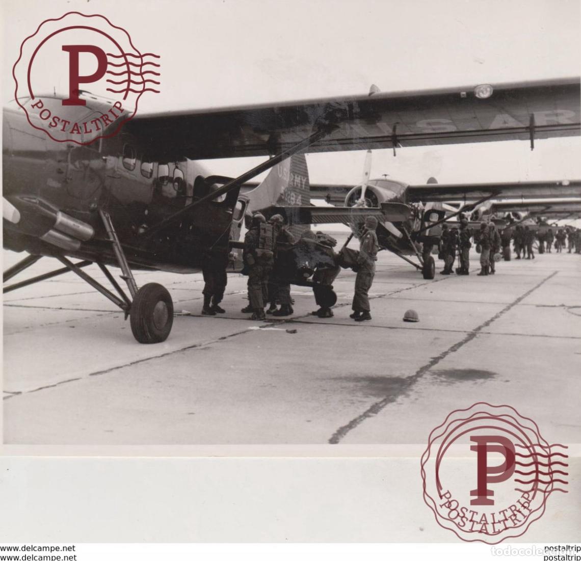 Militaria: AL A OTTERS OF THE 2ND ARMY AVIATION COMPANY US ARMY 21*16 cm +-