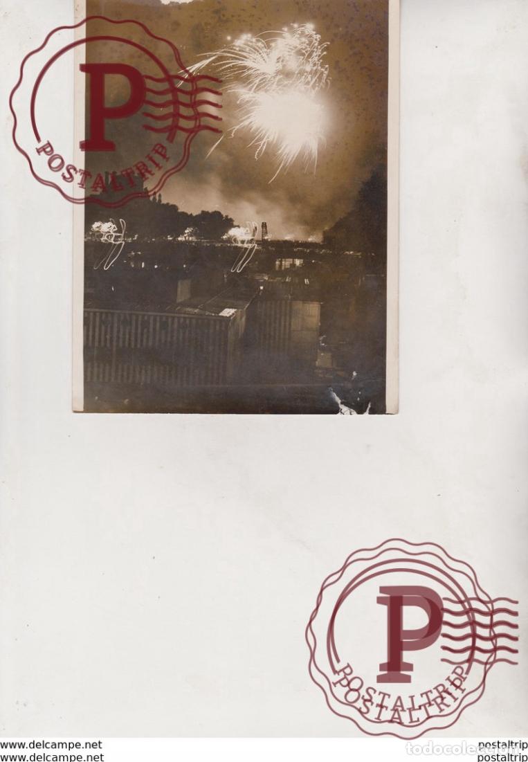 Militaria: LES FETES DU 14 JUILLET 1931 A PARIS LE FEU ATRICICES AU PONT NEUF SONE PINHOLES