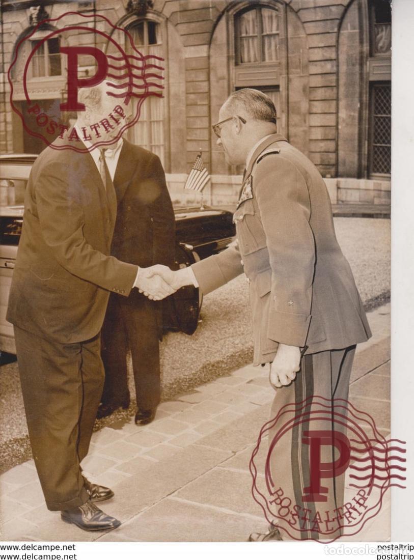 Militaria: M DEAN RUSK GENERAL DE GAULLE VIENNE PRESIDENT KENNEDY ET DE M KHROUCHTCHEV USA PRESIDENT