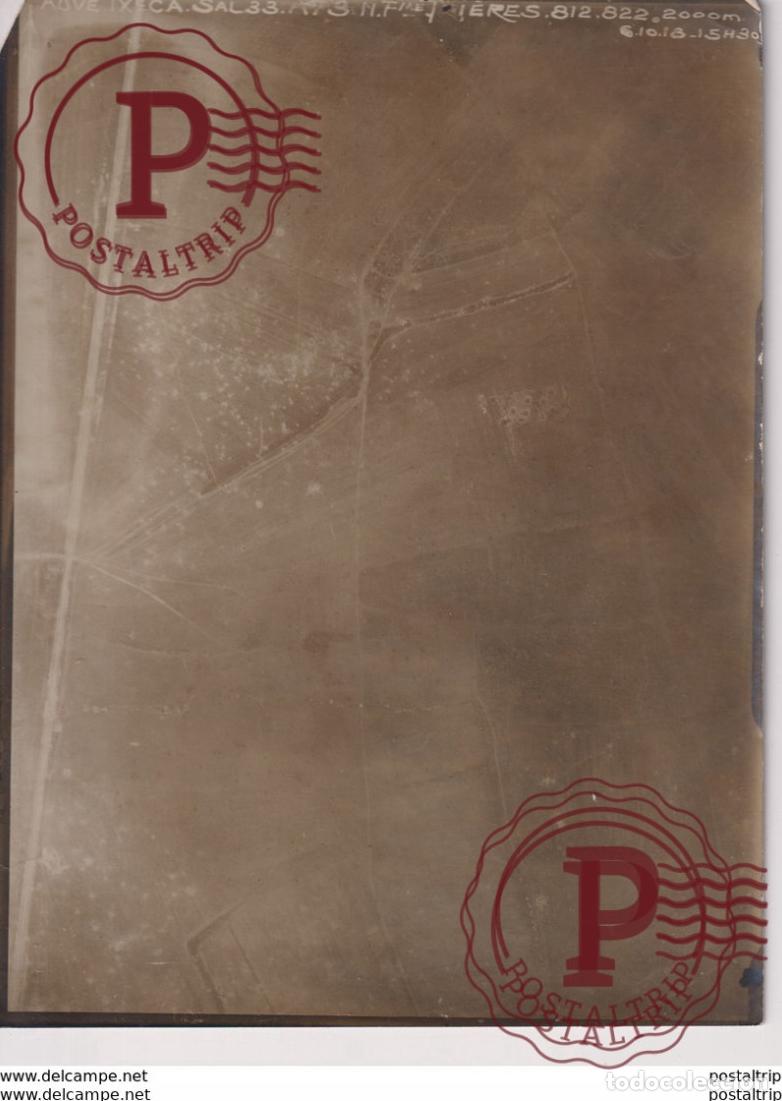 Militaria: AUVE SAL 33 IERES a&eacute;rienne Militaria 24*14 CM Guerre 19141918 WW1 Photographie Originale A&eacute;rienne