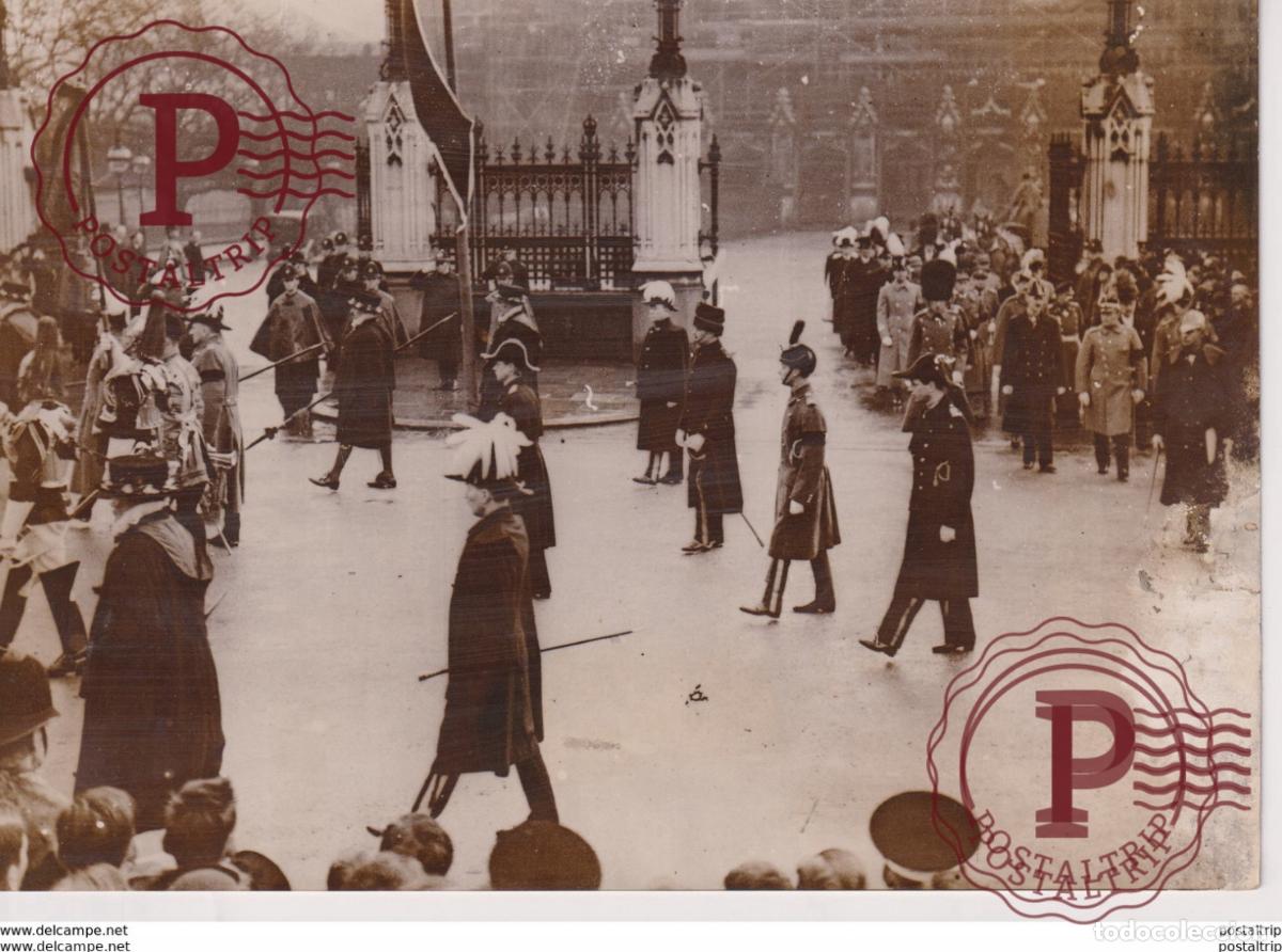 Militaria: LONDRES FUN&Eacute;RAIRE ROI GEORGES V KINGS GEORGES FUNERAL ROI EDOUARD VIII GLOUCESTER YORK KENT 18*13