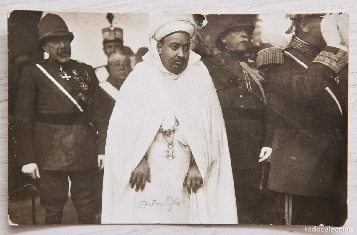 Militaria: Tarjeta Postal de el Jalifa Muley El Hassan Ben El Mehdi.